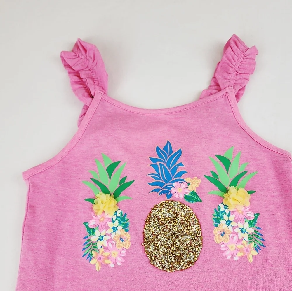 Tommy Bahamas Girls Pineapple Tanks Top